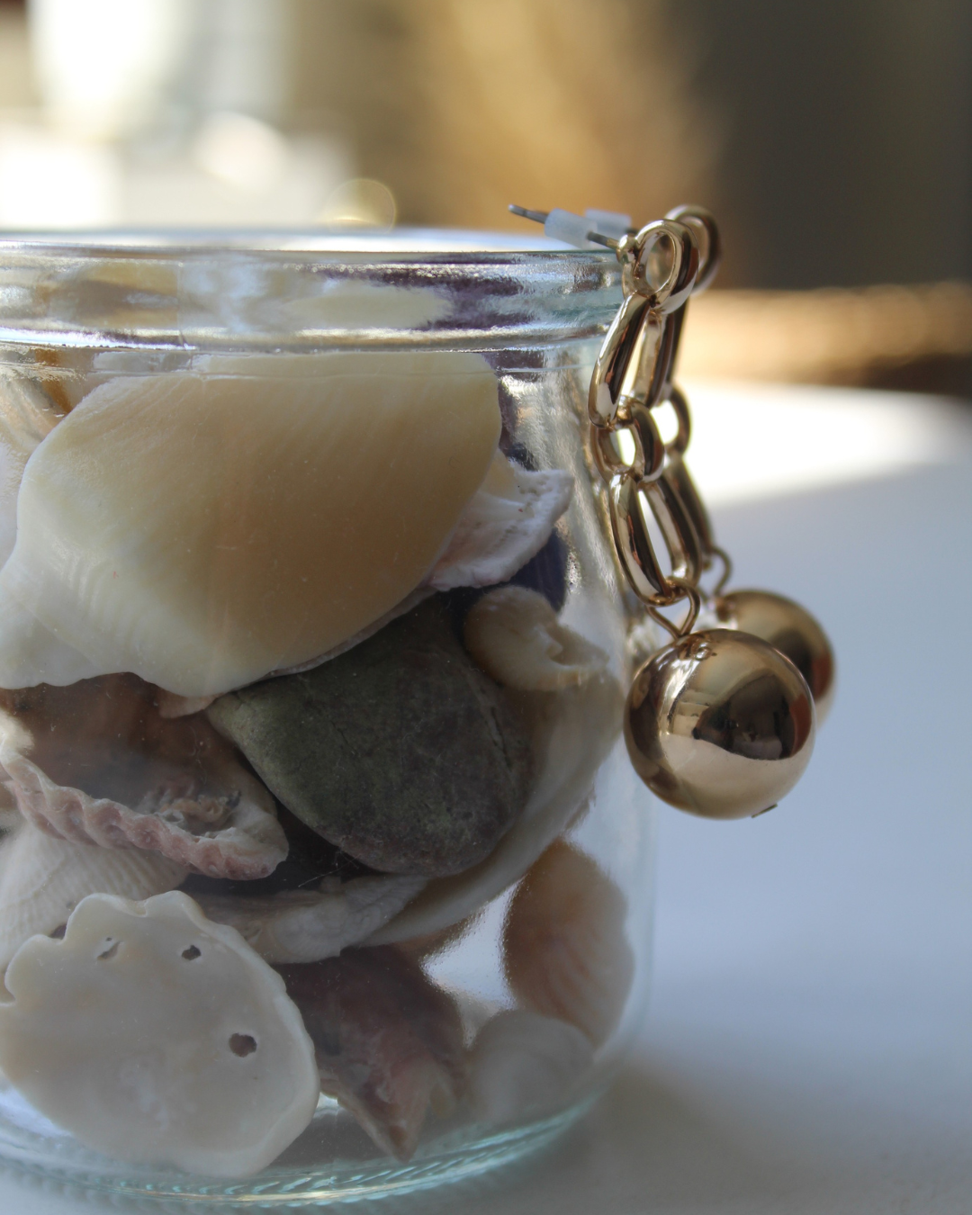 Aros cadena y esfera