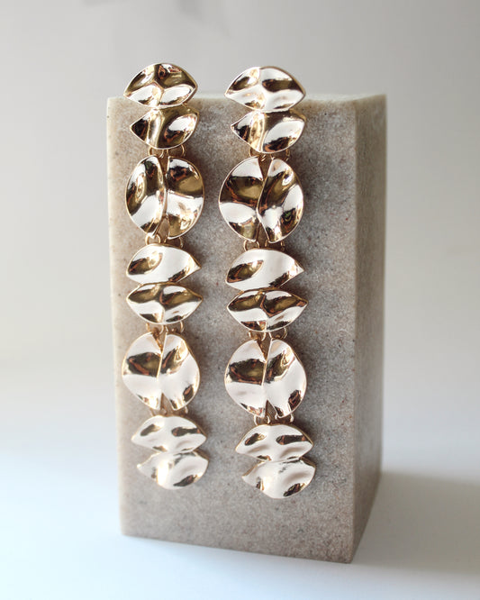 Aros relieve dorado